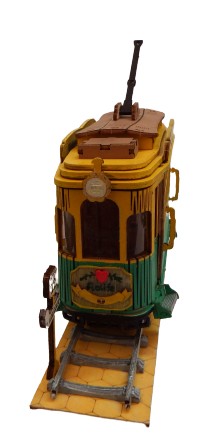 painted model rolife tramcar 3