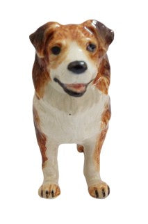 Australian Shepherd Dog ceramic Miniature Figurine