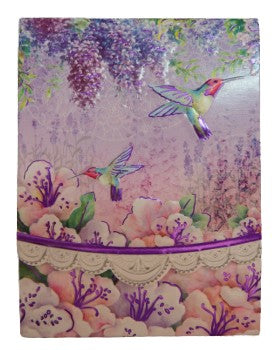 image Carols rose garden purse pad Lilac luxury