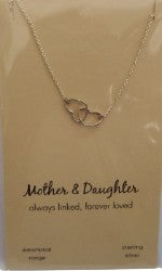 image Mothers and daughters hearts necklace