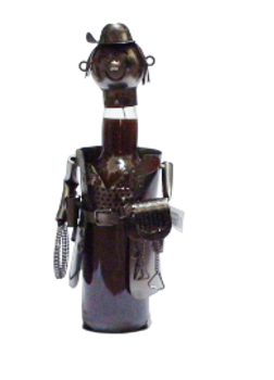 image Cowboy  nuts and bolts wine Bottle Holder