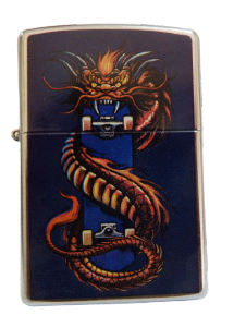 image Zippo Lighters 21215 Skate Dragon