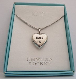 Ruby Chosen Locket