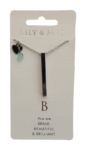 B Lily & Mae Personalised Necklace