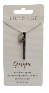 Georgia Lily & Mae Personalised Necklace
