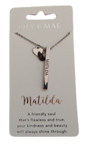 Matilda Lily & Mae Personalised Necklace