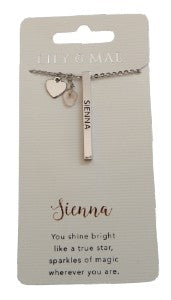 Sienna Lily & Mae Personalised Necklace