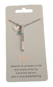 Sophia Lily & Mae Personalised Necklace