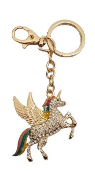 Pegacorn Bling  Keyring Bag Clip