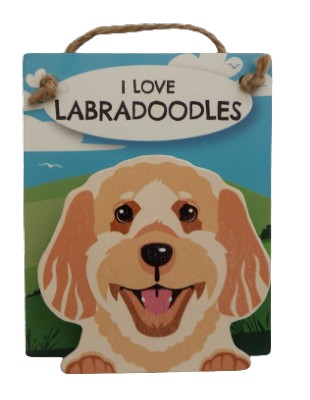 I love Labradoodles Golden  Pet Peg