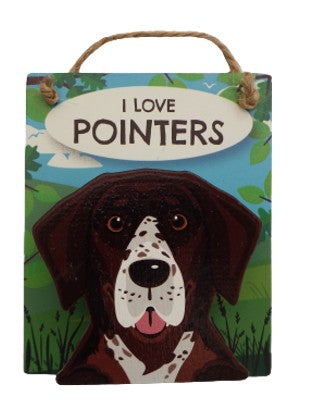 I Love Pointers Pet Pegs