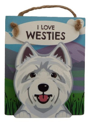 I Love Westies Pet Pegs
