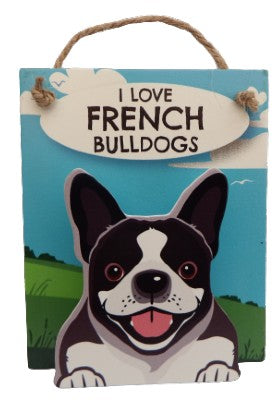 I Love French Bulldogs Pet Peg