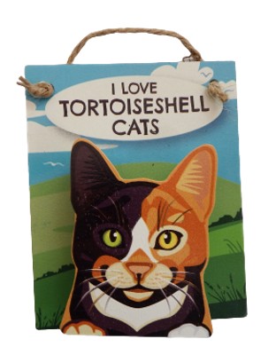 I Love Tortoiseshell cats Pet Pegs