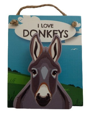 I Love Donkeys Pet Pegs
