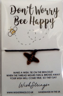 Dont worry bee happy wish strings