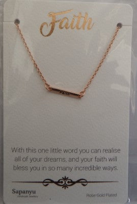 Faith Special Keepsake necklace