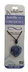 Sodalite Heart Pendant wishstone