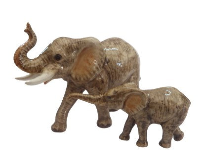 Elephant w Baby 2 pc set