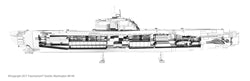 image Metal Earth Chandra German U Boat Type XXI model  kit