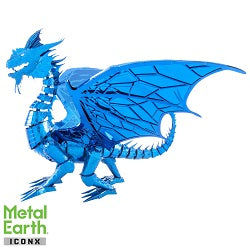 image Iconx Blue Dagon Metal Earth Kit