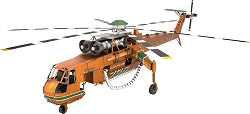 image ICONX S 64 Skycrane metal earth aviation hobby model kit