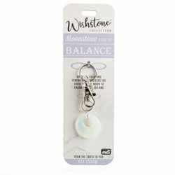 Moonstone Keycharm Wishstone