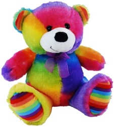 image Bear Jelly Rainbow Colours 30cm