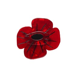 Remembrance Poppy Erstwilder mini Brooch