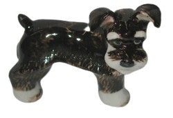 image Miniature Schnauzer ceramic minature dog figurine