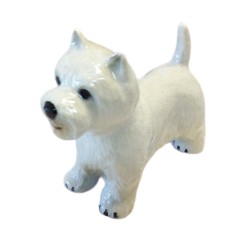 image West Highland Terrier Ceramic Miniature Dog Figurine
