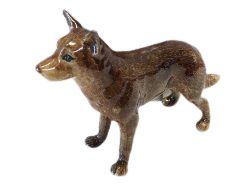 image  Australian Cattle Dog Red Heeler ceramic Miniature Figurine