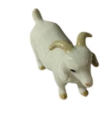 Angoria Goat Ceramic Miniature porcelain Figurine
