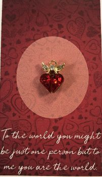 image You are the world Guardian angel pin