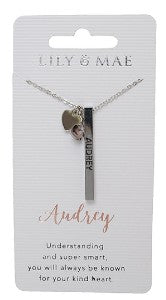 Audrey Lily & Mae Personalised Necklace