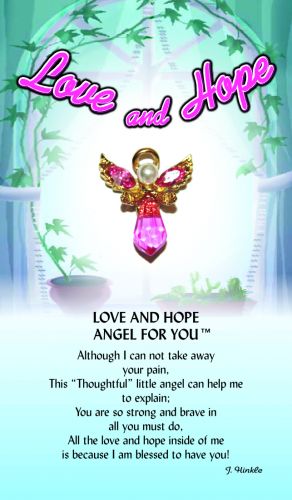 IMAGE Love and hope Guardian angel for you  Pin ROOCH