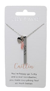 Caitlin Lily & Mae Personalised Necklace