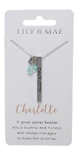 Charlotte Lily & Mae Personalised Necklace