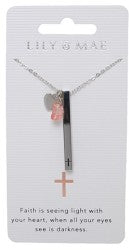 Cross Angel Lily and Mae  Necklace