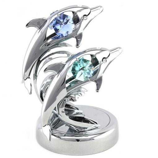 image Crystocraft  Dolphins Double Silver