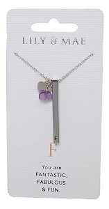 F Lily & Mae Personalised Necklace