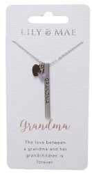 image Grandma Lily an Mae Personalised necklace
