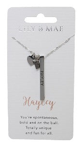 Hayley Lily & Mae Personalised Necklace