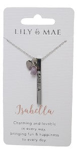 Isabella Lily & Mae Personalised Necklace