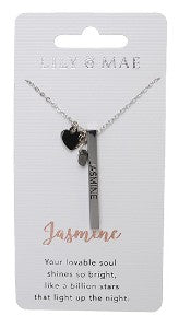 Jasmine Lily & Mae Personalised Necklace