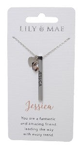 Jessica  Lily & Mae Personalised Necklace