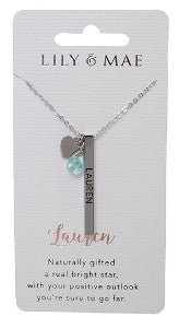 Lauren Lily & Mae Personalised Necklace