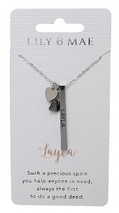 layla Lily & Mae Personalised Necklace