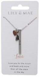 Love Lily and Mae Personalised necklace
