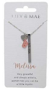 Melissa Lily & Mae Personalised Necklace